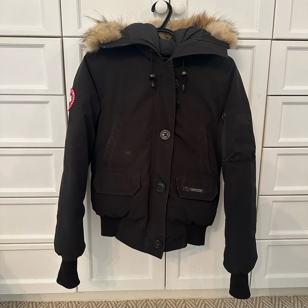 Canada Goose original black bomber jacket